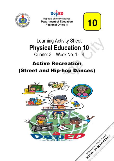 physical education grade 10 4th quarter|PE .